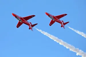 Red Arrows Prints: Red Arrows Display New Tail Fin Design Print