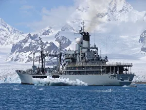 RFA Grey Rover on her last visit to the Falklands RFA Grey Rover on her last visit to the Falklands