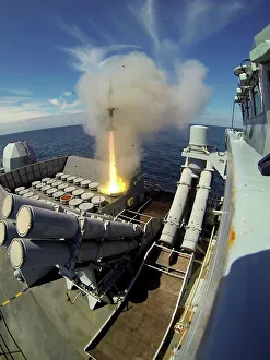 Sea Wolf Missile Firing Sea Wolf Missile Firing