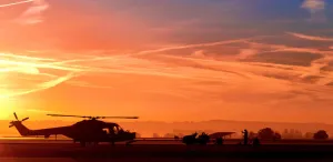 Sunrise at RNAS Yeovilton Sunrise at RNAS Yeovilton