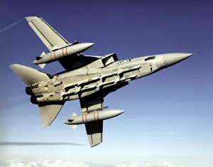 A Tornado F3 from 43 Squadron based at RAF Leuchars, pictured here flying above the clouds A Tornado F3 from 43 Squadron based at RAF Leuchars, pictured here flying above the clouds
