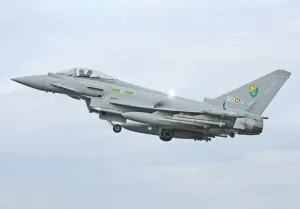 Typhoon Takes Off from RAF Coningsby as Part of Op Ellamy Typhoon Takes Off from RAF Coningsby as Part of Op Ellamy