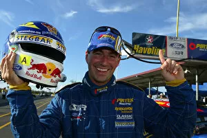 Images Dated 14th September 2002: 14th September 2002: Marcos Ambrose qualified his Ford Falcon on pole for the Queensland