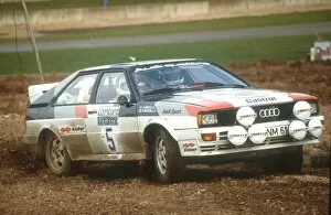 Images Dated 11th October 2013: 1981 FIA World Rally Championship: Hannu Mikkola / Arne Hertz 1st position