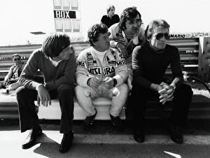 Images Dated 25th February 2015: 1981 Formula One World Championship. Bruno Giacomelli, Mario Andretti