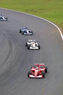 Images Dated 1st April 2001: 2001 Brazilian Grand Prix - RACE Sao Paulo, Brazil. 1st April 2001 World Copyright - LAT