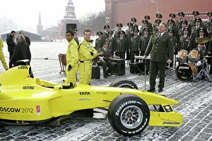 Images Dated 25th February 2005: 2005 Jordan Grand Prix Red Square Presentation Red Square, Moscow, Russia. 25th Febraury 2005
