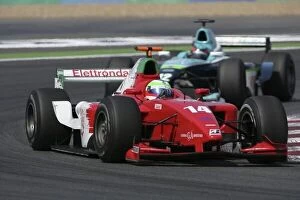 Images Dated 15th July 2006: 2006 GP2 Series. Round 7 . Magny-Cours, France. 15th July. Saturday Race Ferdinando Monfardini (ITA)