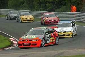 Images Dated 2nd July 2004: 2006 Seat Championship Oulton Park. 13th - 14th May. Harry Vaulkhard leads pack World Copyright