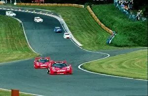 Images Dated 17th April 2001: All-Japan GT Championship: Ralf Schumacher / Naoki Hattori McLaren F1 GTR leads the similar
