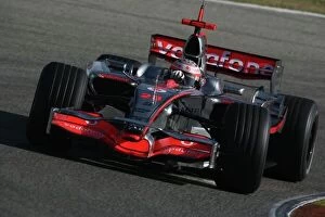 Images Dated 22nd January 2008: F1 Testing 2008 22st January Valencia, Spain. Pedro de la Rosa, McLaren Mercedes