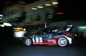 Images Dated 24th September 2002: Fia World Rally Championship: Rally winner Gilles Panizzi, Peugeot 206 WRC