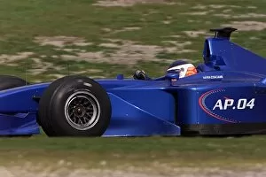 Images Dated 14th February 2001: Formula One Testing: Gaston Mazzacane continues to test the Prost AP. 04