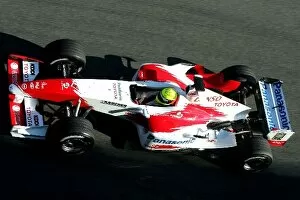 Images Dated 8th December 2004: Formula One Testing: Ralf Schumacher Toyota TF104B