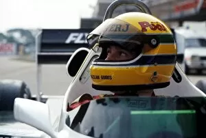 Images Dated 22nd February 2002: Formula One World Championship: Ayrton Senna was to test the Williams FW08C for the first time