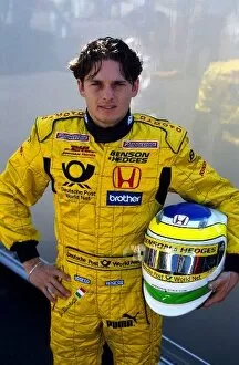 Images Dated 2nd April 2002: Formula One World Championship: DHL Jordan Honda driver Giancarlo Fisichella