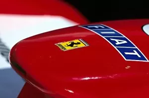 Images Dated 17th April 2002: Formula One World Championship: The prancing horse on the Ferrari 2002 saw a 1-2 finish at its