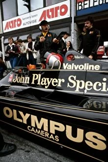 The Netherlands Collection: Formula One World Championship: Race winner Mario Andretti Lotus 79 talks with Colin Chapman Lotus