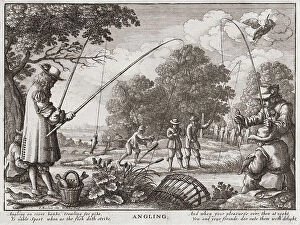 Historical Collection: 17th Century Fishing Fish Catching Catch Fishing Gear