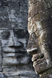 Detail Of Some Of The 216 Giant Faces Of Avalokiteshvara Detail Of Some Of The 216 Giant Faces Of Avalokiteshvara