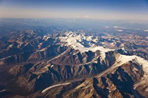 Aerial View Of The Alaska Range, Mount Mckinley And Mt. Foraker In The Far Distance, Southcentral Alaska Aerial View Of The Alaska Range, Mount Mckinley And Mt. Foraker In The Far Distance, Southcentral Alaska
