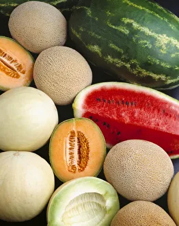 Agriculture - Mixed Melons, Watermelon, Cantaloupe And Honeydew Agriculture - Mixed Melons, Watermelon, Cantaloupe And Honeydew