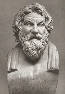 Antisthenes born circa 445 BC died circa 365 BC. Greek philosopher and pupil of Socrates Antisthenes born circa 445 BC died circa 365 BC. Greek philosopher and pupil of Socrates