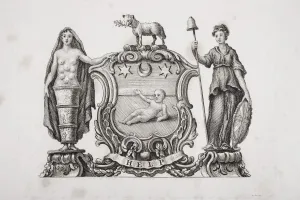 Arms Of The Foundling Hospital London Founded By Thomas Coram Arms Of The Foundling Hospital London Founded By Thomas Coram