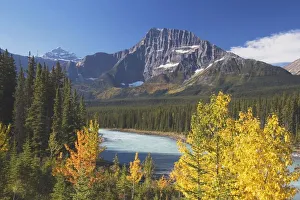 Athabasca River In Autumn, Jasper National Park, Alberta, Canada Athabasca River In Autumn, Jasper National Park, Alberta, Canada