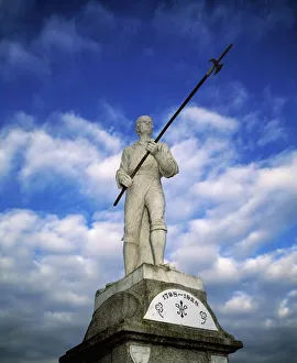 Ballinamuck, County Longford, Ireland, Pikeman Statue Ballinamuck, County Longford, Ireland, Pikeman Statue