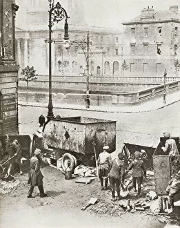 The Story Of 25 Eventful Years In Pictures Published in 1935 Collection: The Battle Of Four Courts, Dublin, Ireland During The Irish Civil War In 1922