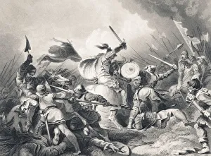 The Battle Of Hastings 1066 From The National And Domestic History Of England By William Aubrey Published London Circa The Battle Of Hastings 1066 From The National And Domestic History Of England By William Aubrey Published London Circa