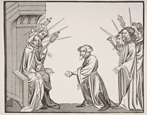 Charlemagne 742 Or 747 To 814 Receiving Oath Of Fidelity And Homage From One Of His Great Feudatories Or High Barons Charlemagne 742 Or 747 To 814 Receiving Oath Of Fidelity And Homage From One Of His Great Feudatories Or High Barons