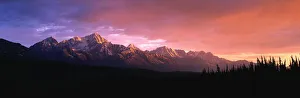Chugach Mountains At Sunset Near Matanuska Glacier Sc Ak Chugach Mountains At Sunset Near Matanuska Glacier Sc Ak