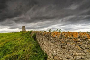 Cleadon Windmill built in the 1820's and used as artillery training base during WWI, England, UK Cleadon Windmill built in the 1820's and used as artillery training base during WWI, England, UK