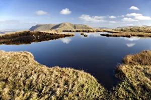 Connemara, Co Galway, Ireland; Bog Pool In The Mountains Connemara, Co Galway, Ireland; Bog Pool In The Mountains
