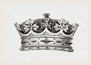 Crown worn by the grandchildren of the English monarch. From The National Encyclopaedia Crown worn by the grandchildren of the English monarch. From The National Encyclopaedia