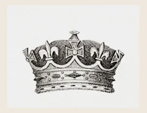 Crown worn by the sons and daughters of the monarch. From The National Encyclopaedia Crown worn by the sons and daughters of the monarch. From The National Encyclopaedia