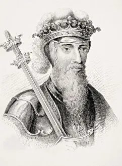 Edward Iii 1312-1377 King Of England From Old England's Worthies By Lord Brougham And Others Published London Circa Edward Iii 1312-1377 King Of England From Old England's Worthies By Lord Brougham And Others Published London Circa