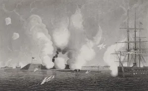 First Naval Combat Between Iron Vessels. The Confederate Css Virginia Formerly The First Naval Combat Between Iron Vessels. The Confederate Css Virginia Formerly The