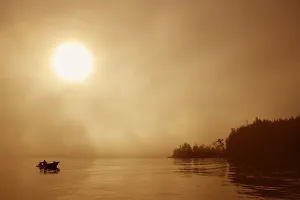 Fisherman At Dusk, Bamfield, Vancouver Island, British Columbia, Canada Fisherman At Dusk, Bamfield, Vancouver Island, British Columbia, Canada