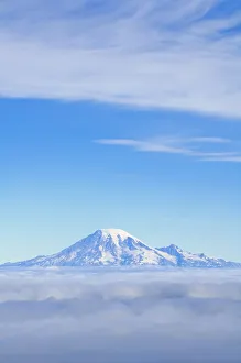 Fog, Mount Rainier, Washington Cascades, Washington, United States Of America Fog, Mount Rainier, Washington Cascades, Washington, United States Of America