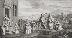 The Foundlings By William Hogarth Engraved By F. Morellon La Cave The Foundlings By William Hogarth Engraved By F. Morellon La Cave