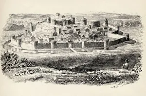 General Appearance Of A Fortified Mediaeval Town From The National Encylopaedia Published General Appearance Of A Fortified Mediaeval Town From The National Encylopaedia Published