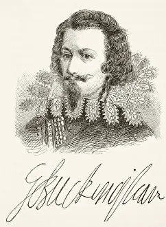 George Villiers 1St Duke Of Buckingham Aka Sir George Villiers Or Baron Whadden Viscount Villiers 1592 To 1628 George Villiers 1St Duke Of Buckingham Aka Sir George Villiers Or Baron Whadden Viscount Villiers 1592 To 1628