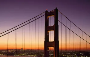 Golden Gate Bridge Sunrise From Marin San Francisco, California, United States Golden Gate Bridge Sunrise From Marin San Francisco, California, United States