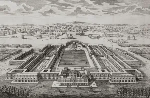 Golden Palace Of The Emperor Nero (Ad 54-68). 18Th Century Print Engraved By J. Blundell Golden Palace Of The Emperor Nero (Ad 54-68). 18Th Century Print Engraved By J. Blundell