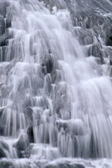 Guam, Tarzan Falls (Aka Kanuon Falls), Close-Up Blurred Water Action B1609 Guam, Tarzan Falls (Aka Kanuon Falls), Close-Up Blurred Water Action B1609