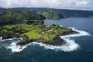 Hawaii, Maui, Keanae Peninsula Along The Road To Hana Hawaii, Maui, Keanae Peninsula Along The Road To Hana