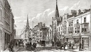 High Street, Southampton, Hampshire, England In The Late 19Th Century. From Our Own Country Published 1898 High Street, Southampton, Hampshire, England In The Late 19Th Century. From Our Own Country Published 1898